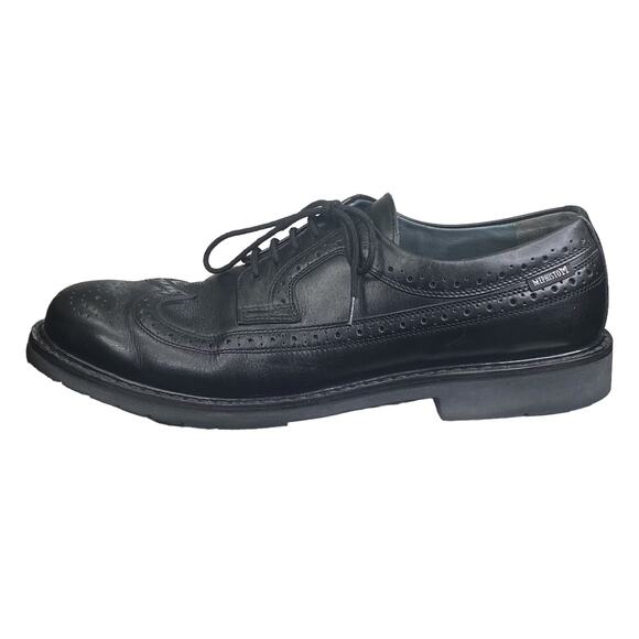 Mephisto Mens Matthew Smooth Black Leather Wing Tip Oxford Size US 10 main image 8